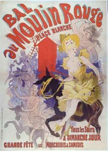 'Ball at the Moulin Rouge, Place Blanche', 1889 by Jules Cheret