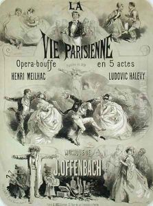 Poster advertising 'La Vie Parisienne', an operetta by Jacques Offenbach (1819-90) 1886 by Jules Cheret