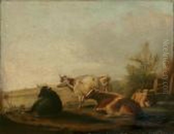 Cattle In Landscape - view 1