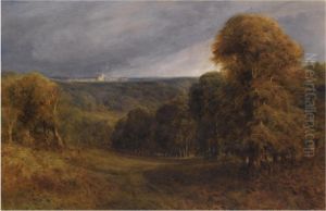 Windsor Castle From The Great Park by Bernard Walter Evans