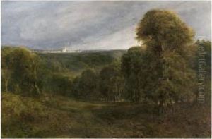 A Folio Of Watercolours Of Views At Windsor