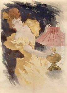 Saxoleine (Advertisement for lamp oil), France 1890's by Jules Cheret