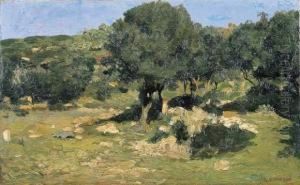 Zicht In Algerije Ii (1897-1898) by Henri-Jacques Evenepoel