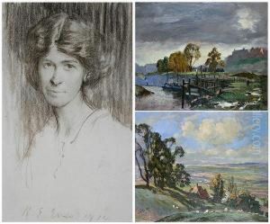 Portrait Of A Lady by Reginald Grenville Eves