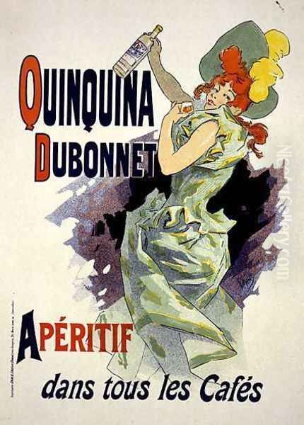 Reproduction of a poster advertising 'Quinquina Dubonnet', 1895 - view 1