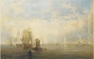Shipping In The Harbour, South Shields