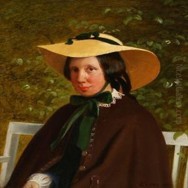 Portrait Of Louisechristine Heegaard, Nee Feilberg - view 1