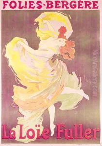 Poster advertising Loie Fuller (1862-1928) at the Folies Bergeres, 1897 by Jules Cheret