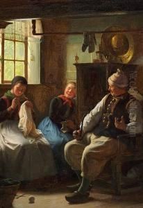 Visit Of The Suitor. "frierens Besog"
