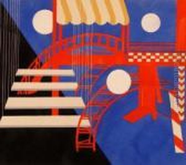 Decor Forpantomime Espagnol - view 1