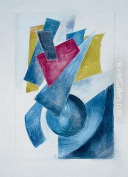 Composition Non Objective I
Aquarelle Sur Papier - view 1