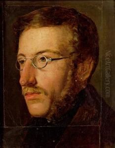 Portrat Des Dichters Anastasius Grun (anton Alexander Graf Von Auersperg)
