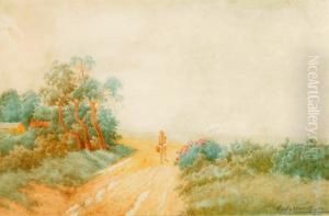 Fisherman And Beach by Gladstone Eyre