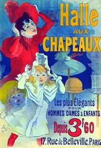 Halle Aux Chapeaux by Jules Cheret