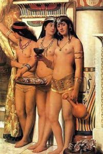 Pharaohs Handmaidens by John Maler Collier