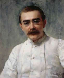 Rudyard Kipling (1865-1936), 1891 by John Maler Collier