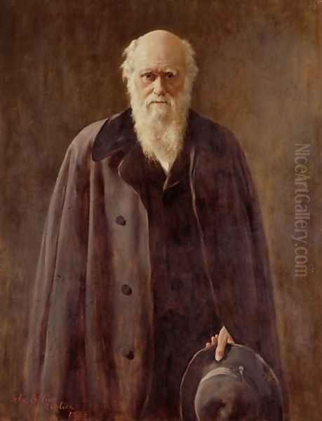 Portrait of Charles Darwin (1809-1882) 1883 - view 1
