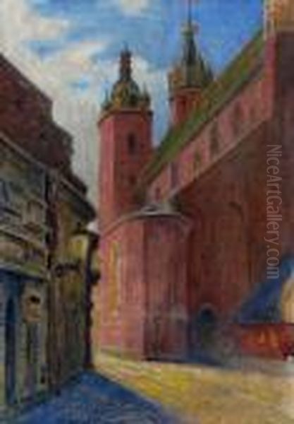 Widok Na Kosciol Mariacki W Krakowie - view 1