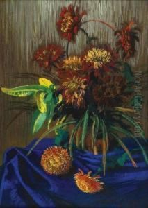 Chryzantemy by Stanislaw Ignacy Fabijanski Poraj