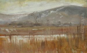 Pejzaz Nowy Sacz by Stanislaw Ignacy Fabijanski Poraj