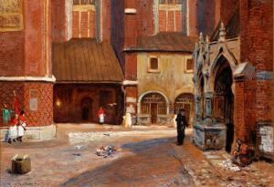 Widok Na Plac Mariacki W Krakowie