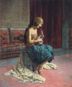 The Young Musician by Antonio Maria Fabres Y Costa