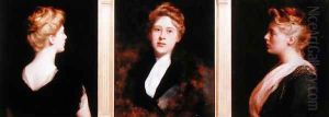 Triple Portrait of a Woman