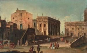 In Aracoeli And The Campidoglio, Rome by Jacopo Fabris Venice