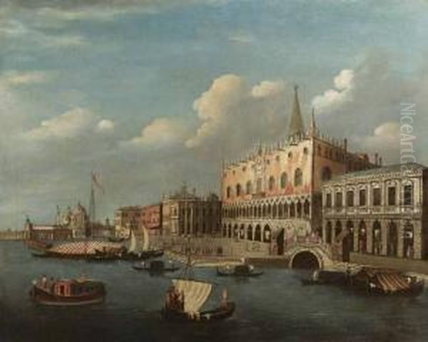 Il Molo Con Il Palazzo Ducale Visto Dal Bacino Di San Marco - view 1