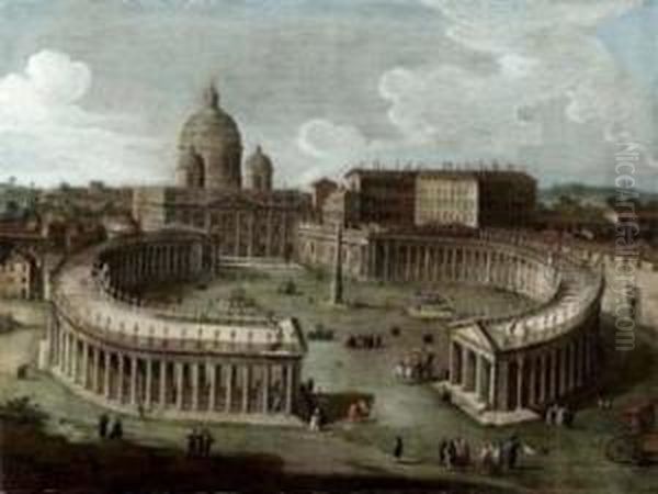 Veduta Di Piazza San Pietro Con I Palazzi Apostolici - view 1
