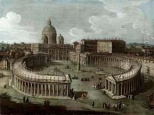 Veduta Di Piazza San Pietro Con I Palazzi Apostolici by Jacopo Fabris Venice