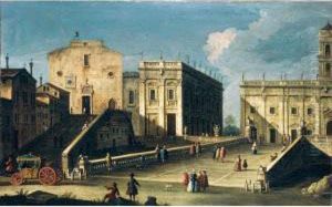 Veduta Di Santa Maria Dell'ara Coeli E Del Campidoglio by Jacopo Fabris Venice