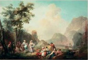 La Danse Du Foulard by Pietro Fabris