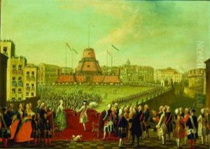 Fete At Naples On The Occasion
Of The Marriage Of The King To Thearch Duchess Maria Carolina Of Austria
In 1768 by Pietro Fabris