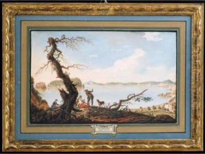 Napoli, Il Golfo Di Pozzuoli E
Le Isole Di Nisida, Procida, Ischia E Capri Con Figure E Un Cane In
Primo Piano by Pietro Fabris