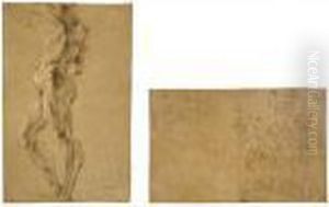Standing Male Nude by Pietro Faccini