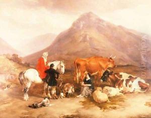 Among the Mountains in Cumberland by Thomas Sidney Cooper