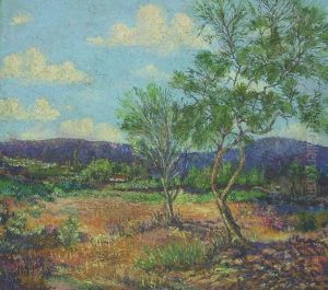 Paisaje De Loza Corral by Fernando Fader