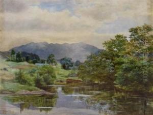 Hills In Dumfriesshire by James Jnr Faed