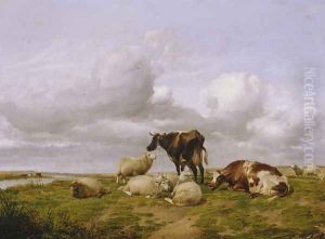 Canterbury Meadows, 1862 by Thomas Sidney Cooper