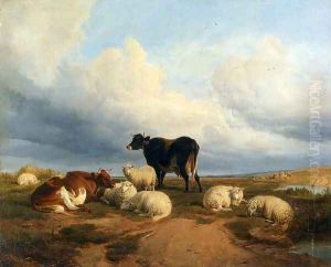 Canterbury Meadows by Thomas Sidney Cooper