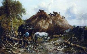 Clearing the Wood for the Iron Way, 1880