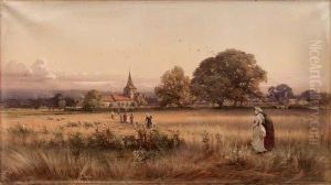 L'ora Della Messa Al Villaggio by Edward Henry Fahey