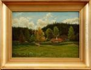 Motivfran Djurgarden by Carl August Fahlgren