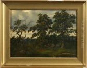 Motiv Fran Kungliga Djurgarden by Carl August Fahlgren