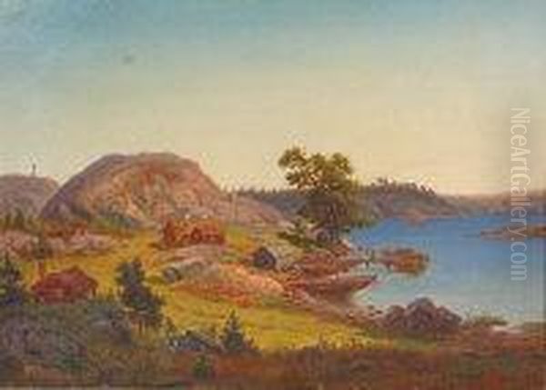 Scandinavian Coastal Landscape - view 1