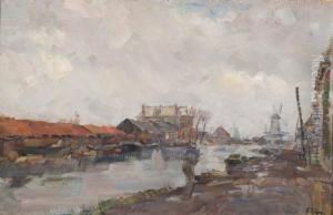 A View Of Hoorn by Carl Fahringer
