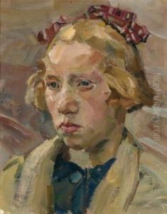 Bildnis Eines Hollandischen Madchens by Carl Fahringer