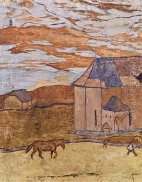 Studie Mit Der Kirche Von Purgg - view 1