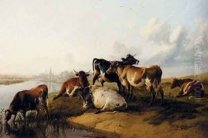 The Church Meadows by Thomas Sidney Cooper